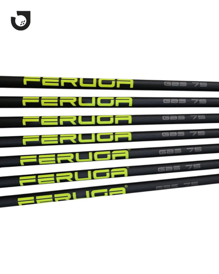 Gambar Shaft Ferruga Gbs75 Black; A, P - 5 (7 Pcs). Panjang Shaft #5 95Cm di Cibubur dari Jakarta Golf Shop